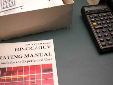hp 41cv manual english